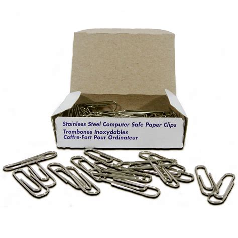 japanese stainless steel paper book clip box of 20 super|paper clips for airplanes.